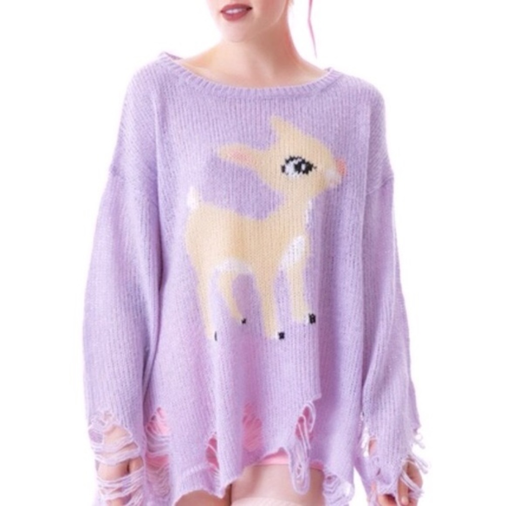 IN SEARCH OF WILDFOX ARIANA GRANDE BAMBI SWEATER